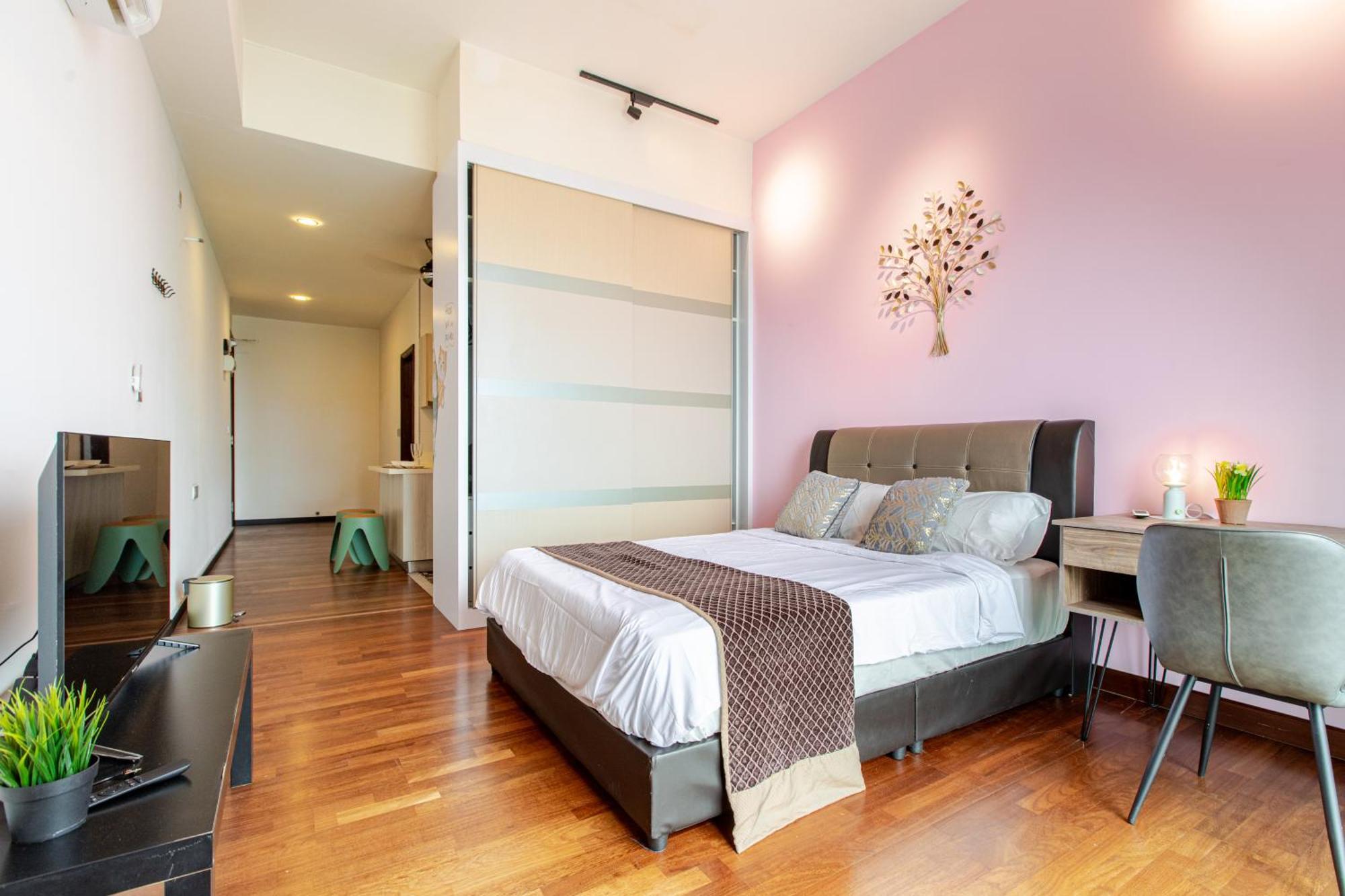 Paragon Suites Studios With Private Jacuzzi Near Ciq Rts Johor Bahru Dış mekan fotoğraf